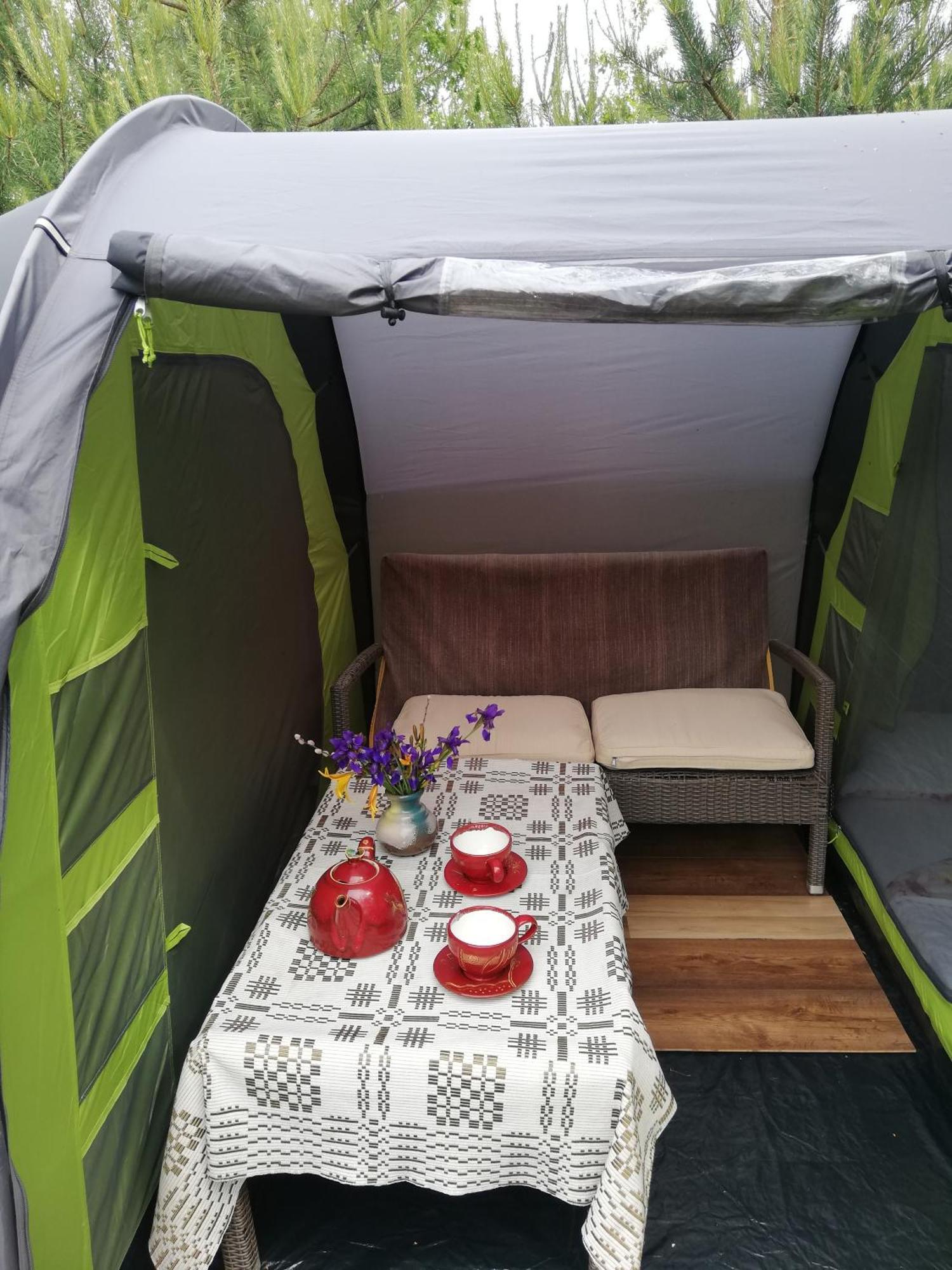 Tent Under Pines Vilnius